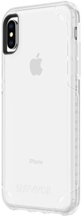 Zaštitno kućište za Apple iPhone X / XS Griffin Survivor Strong - Prozirna