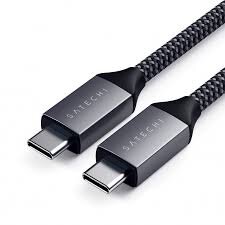 Satechi Type-C USB na Type-C USB 100W kabel za punjenje - Space Gray
