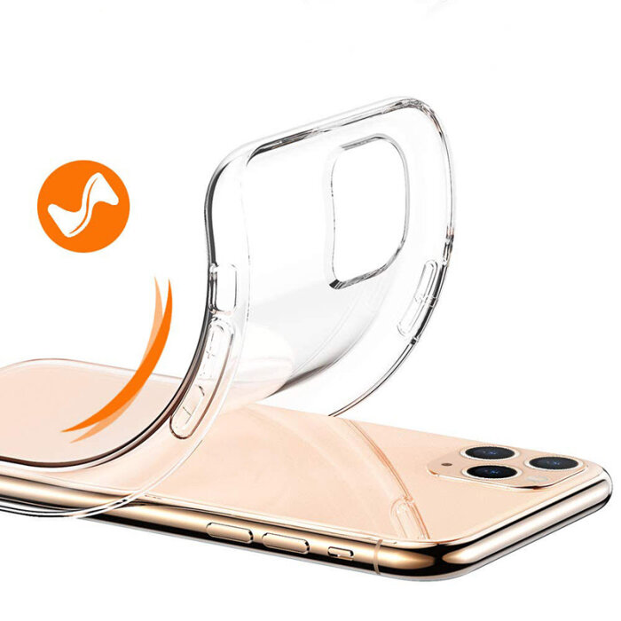 Zaštitno kućište za Apple iPhone 11 Pro Sdesign TPU case - Prozirna