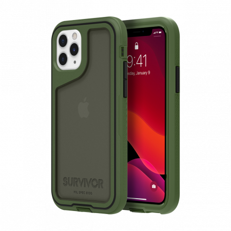 Zaštitno kućište za Apple iPhone 11 Pro Griffin Survivor Extreme - Zeleno / Crna