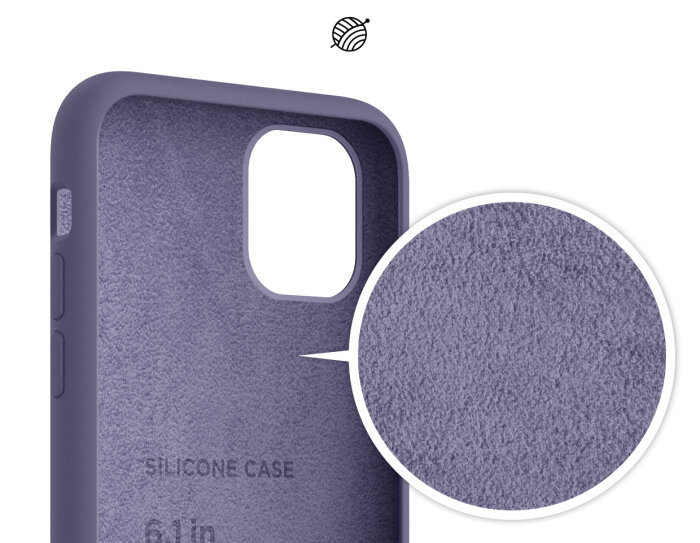 Zaštitno kućište za iPhone 11 Elago Silicone Case - Ljubičasta