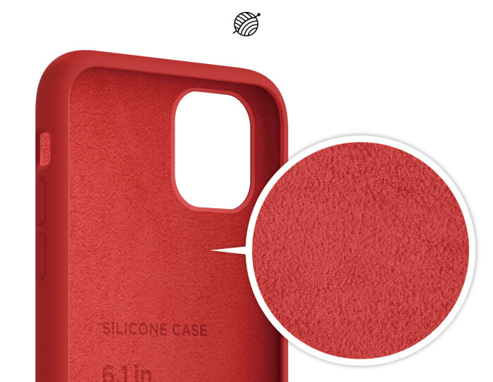 Zaštitno kućište za iPhone 11 Elago Silicone Case - Crvena