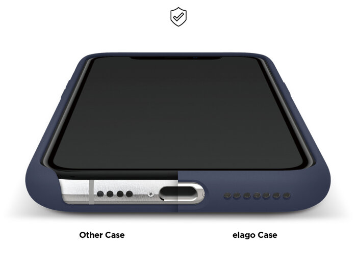 Zaštitno kućište za iPhone 11 Pro Max Elago Silicone Case - Ljubičasta