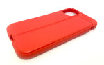 Zaštitno kućište za Apple iPhone 11 PRO Max Sdesign Leather TPU Case - Crvena