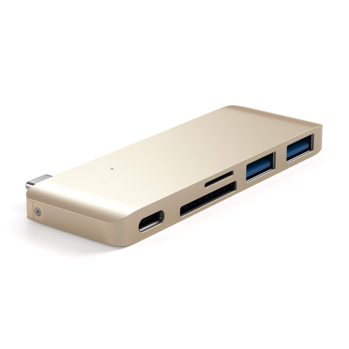 Satechi Passtrough Hub za Apple MacBook - Zlatni