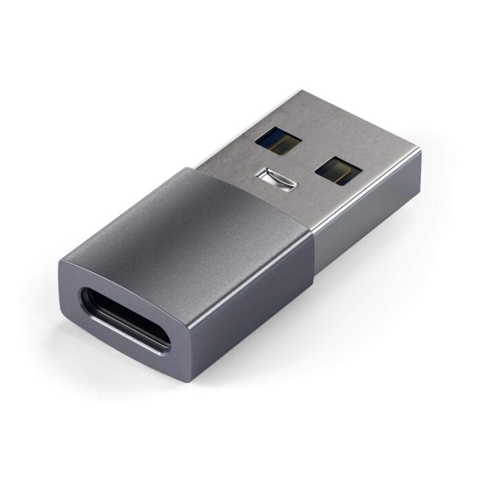 Satechi USB-A na USB-C adapter - siva