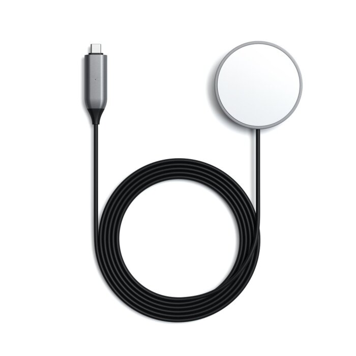 Satechi USB-C MagSafe bežični kabel za punjenje - Sivi