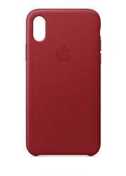 Zaštitno kućište za iPhone X / Xs Sdesign Leather Case - Crvena