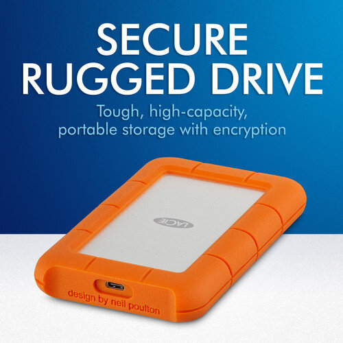 LaCie Rugged Secure prijenosni HDD - 2TB
