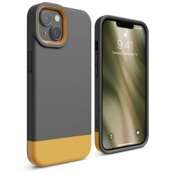 Zaštitno kućište za iPhone 13 Elago Glide - Tamno siva / žuta