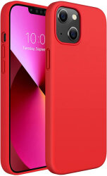 Zaštitno kućište za iPhone 13 mini Sdesign Silicon Case - Crveno