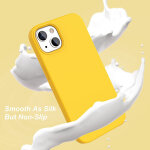 Zaštitno kućište za iPhone 13 mini Sdesign Silicon Case - Žuta