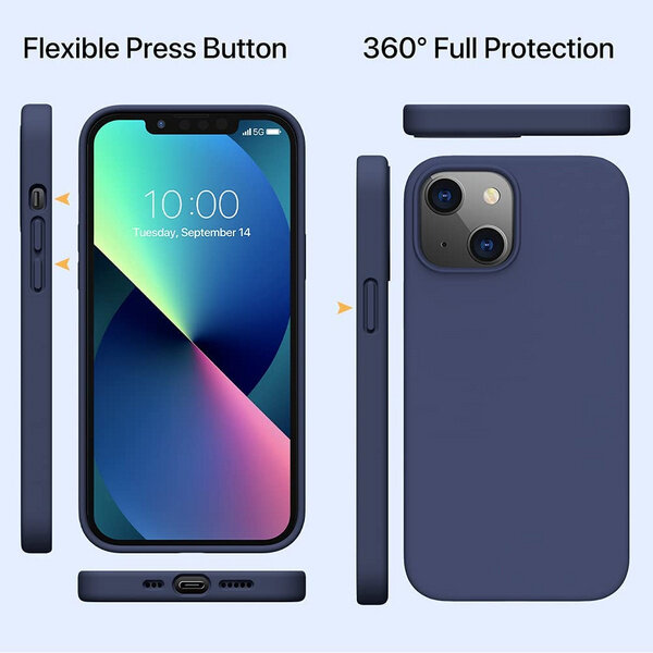 Zaštitno kućište za iPhone 13 mini Sdesign Silicon Case - Plava
