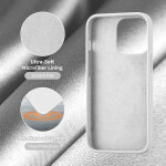 Zaštitno kućište za Apple iPhone 13 Pro Max Sdesign Silicon Case - Bijelo