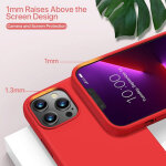 Zaštitno kućište za iPhone 13 Pro Sdesign Silicon Case - Crvena