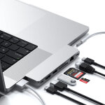 Satechi USB-C Pro Hub Max - Srebrna