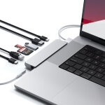 Satechi USB-C Pro Hub Max - Srebrna
