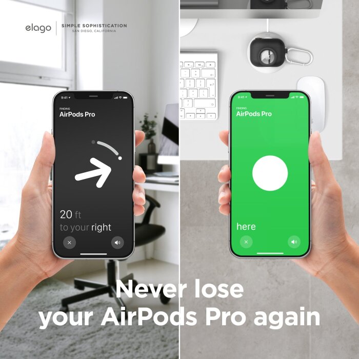 AirPods Pro AT Snapshot case Elago - Crno