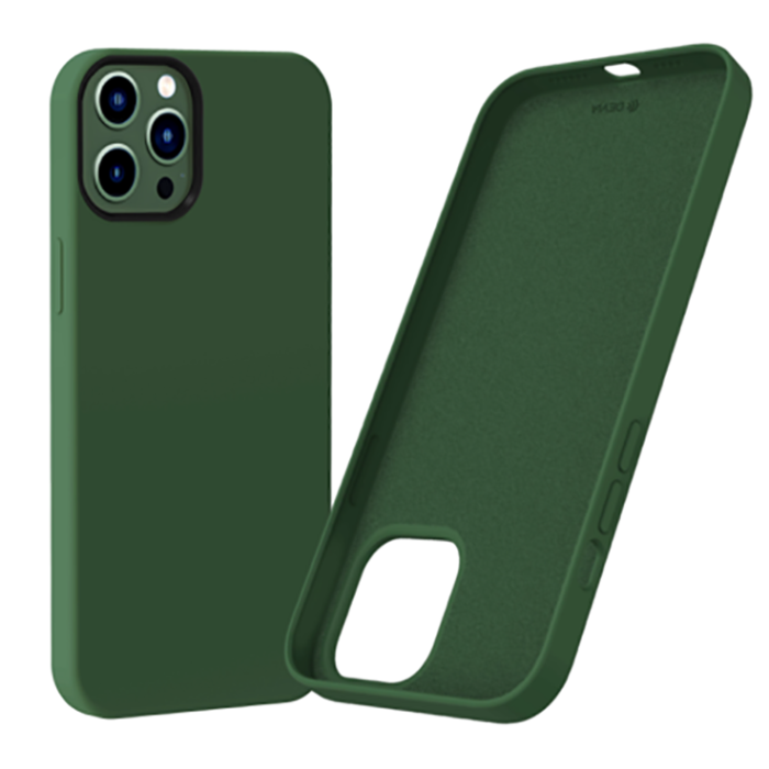 Zaštitno kućište za Apple iPhone 13 Pro Max Devia Slilicon MagSafe Case - Zelena