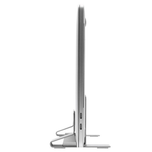 Vertikalni stalak Macally Vertical Laptop stand - Srebrna