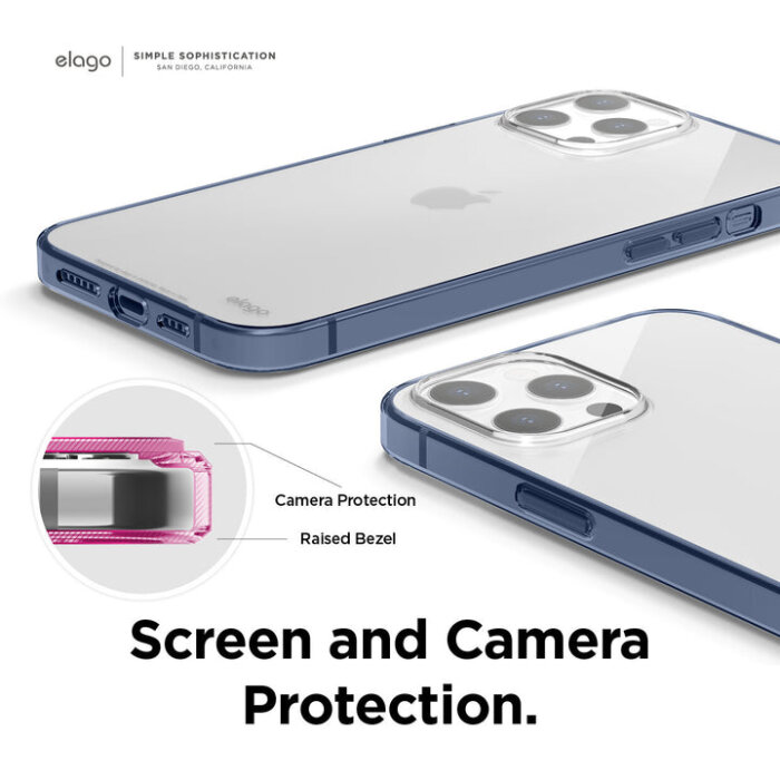 Zaštitno kućište za iPhone 12 Pro Max Elago Hybrid Case - Prozirno