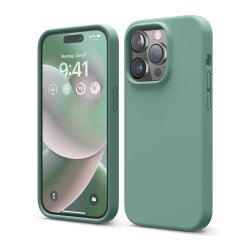 Zaštitno kućište za Apple iPhone 14 Pro Elago Silicon Case - Zelena