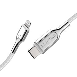Cygnett Armoured Lightning na USB-C kabel 2m - Bijeli