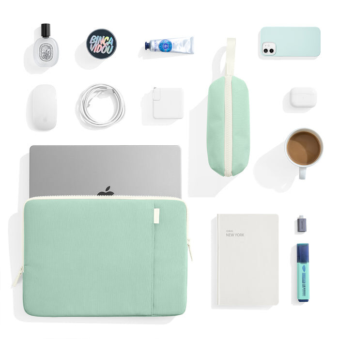 TomToc Jelly Pouch za MacBook Pro 14'' - Zelena