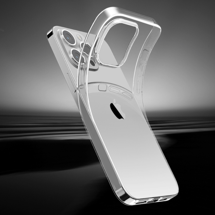 Zaštitno kućište za Apple iPhone 15 Pro Devia Naked - Prozirna
