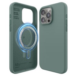 Zaštitno kučište za Apple iPhone 15 Pro Elago Magsafe Silicone Case - Zelena
