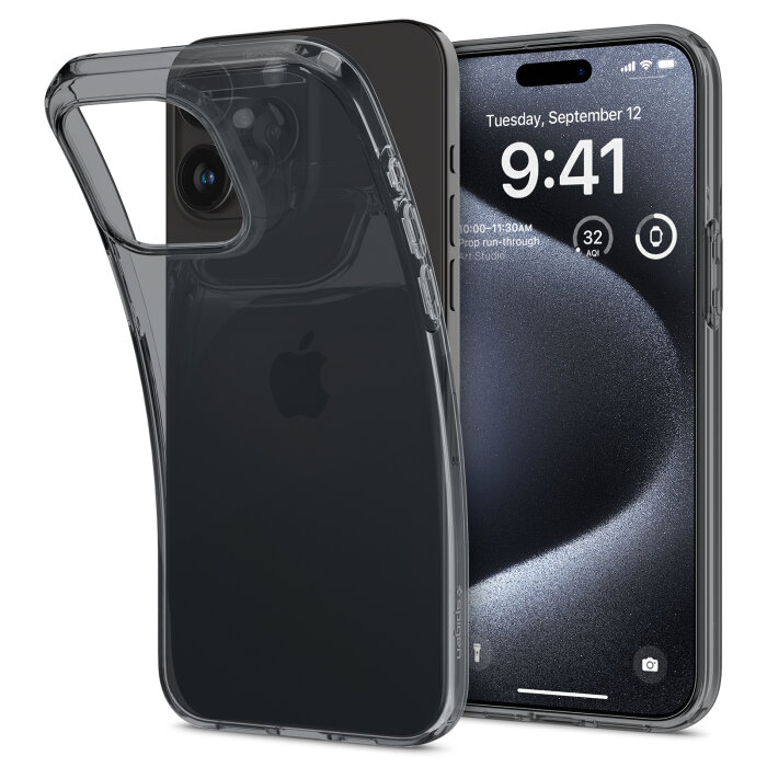 Zaštitno kučište za Apple iPhone 15 Pro Spigen Crystal Flex - Prozirna