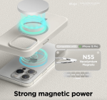 Zaštitno kučište za Apple iPhone 15 Pro Max Elago MagSafe Silicon Case - Bež