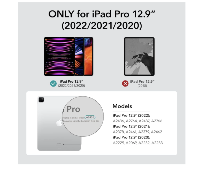 Zaštitno kučište za Apple iPad Pro 12,9