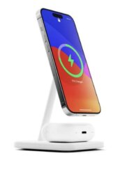 Twelve South HiRise 2 Deluxe 2-u-1 Qi2 punjač - Bijela