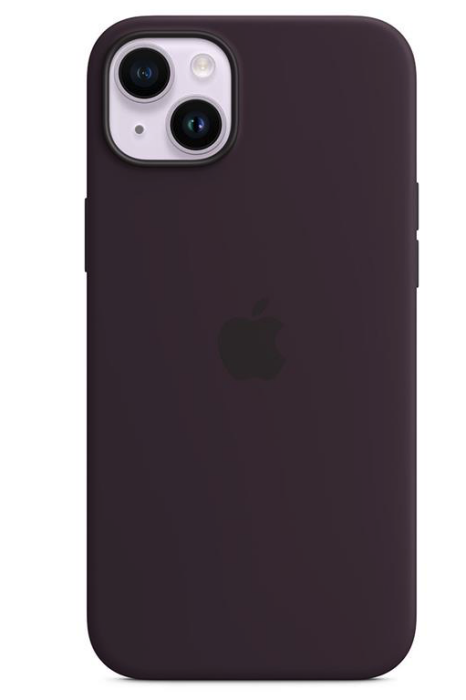 Apple iPhone 14 Plus Silicone Case with MagSafe - Elderberry