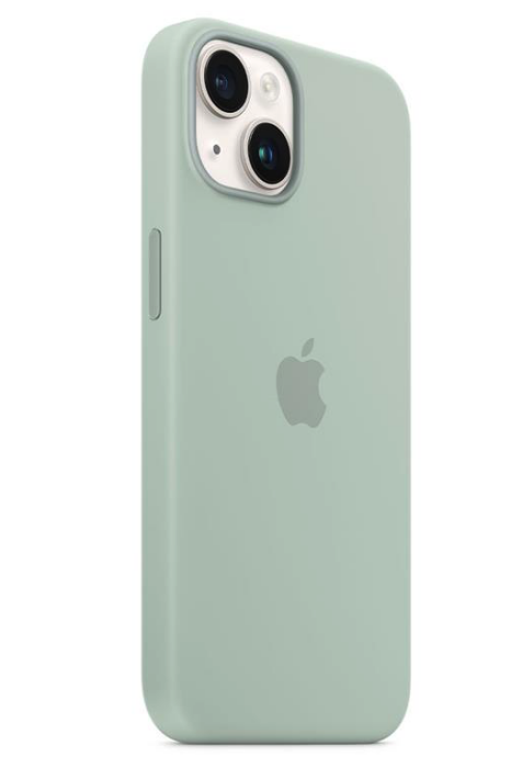 Apple iPhone 14 Plus Silicone Case with MagSafe - Succulent