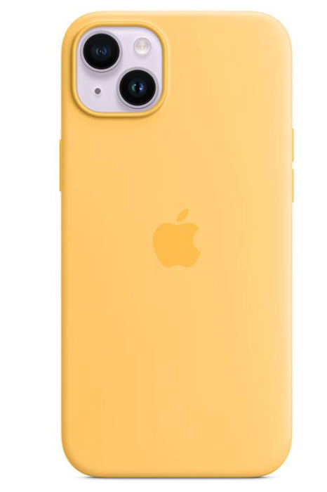 Apple iPhone 14 Plus Silicone Case with MagSafe - Sunglow