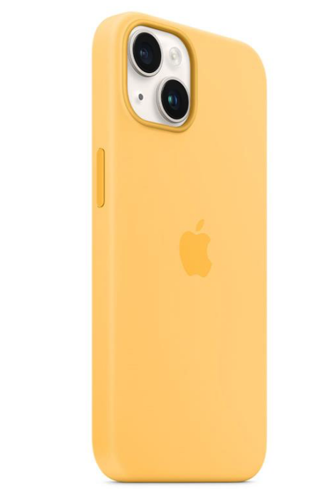 Apple iPhone 14 Plus Silicone Case with MagSafe - Sunglow