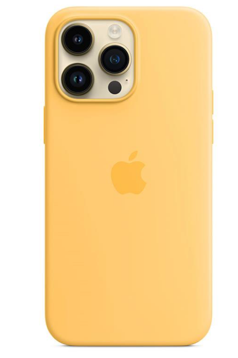 Apple iPhone 14 Pro Max Silicone Case with MagSafe - Sunglow