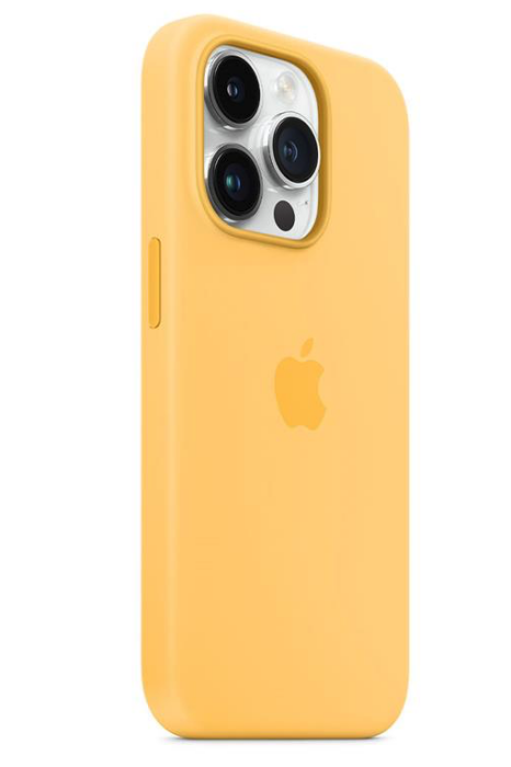 Apple iPhone 14 Pro Max Silicone Case with MagSafe - Sunglow