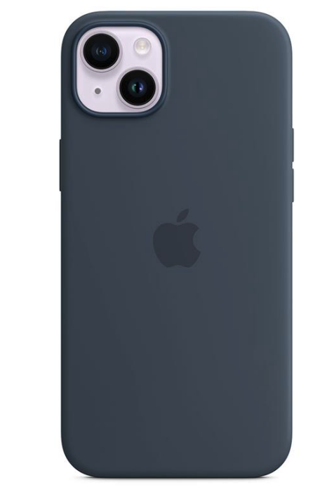 Apple iPhone 14 Plus Silicone Case with MagSafe - Storm Blue