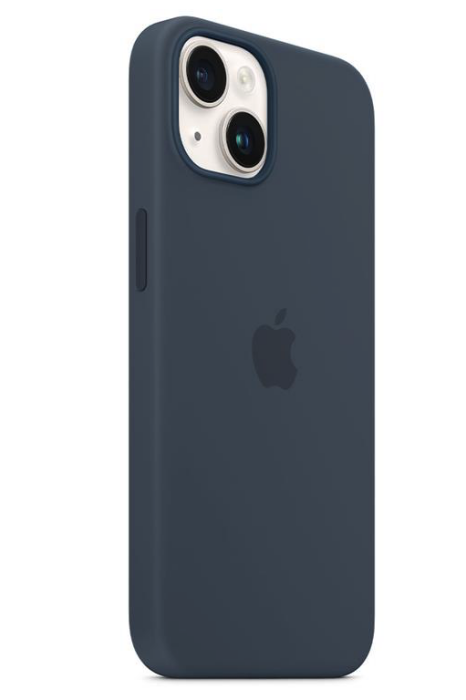 Apple iPhone 14 Plus Silicone Case with MagSafe - Storm Blue