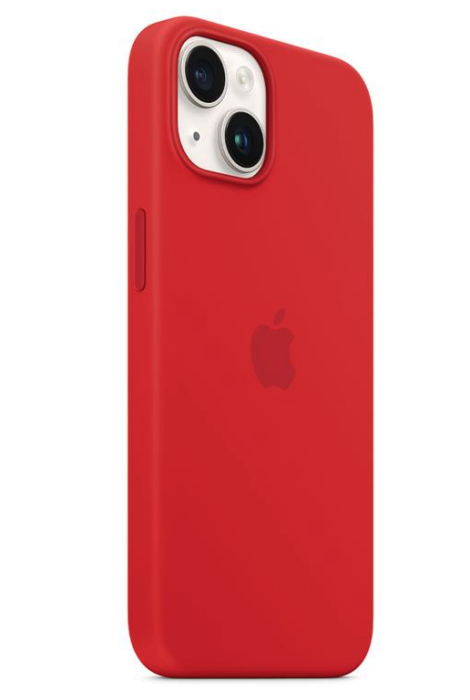 Apple iPhone 14 Plus Silicone Case with MagSafe - Product(RED)
