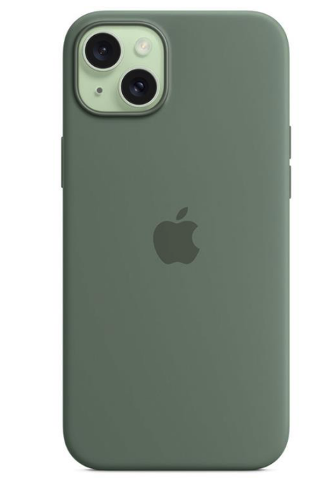 Apple iPhone 15 Plus Silicone Case with MagSafe - Cypress