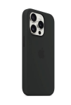 Apple iPhone 15 Pro Silicone Case with MagSafe - Black