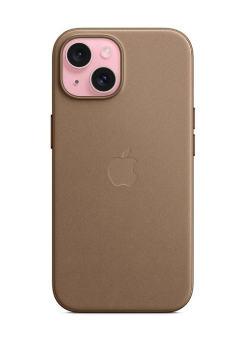 Apple iPhone 15 FineWoven Case with MagSafe - Taupe