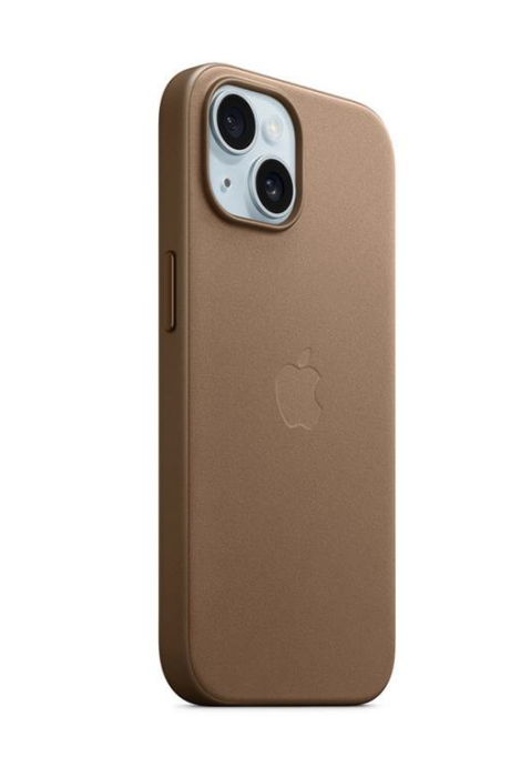 Apple iPhone 15 FineWoven Case with MagSafe - Taupe