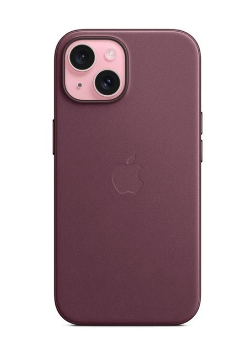 Apple iPhone 15 FineWoven Case with MagSafe - Mulberry