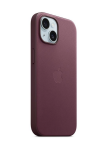 Apple iPhone 15 FineWoven Case with MagSafe - Mulberry
