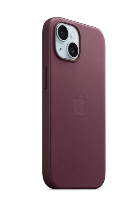 Apple iPhone 15 FineWoven Case with MagSafe - Mulberry